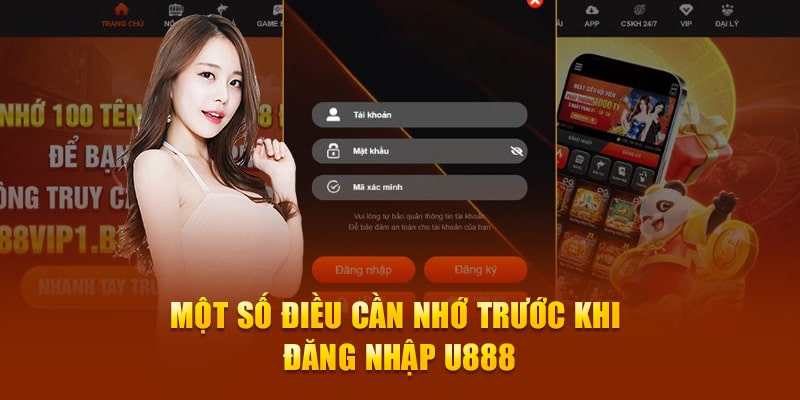 Đăng nhập U888 cần đáp ứng điều kiện cần thiết